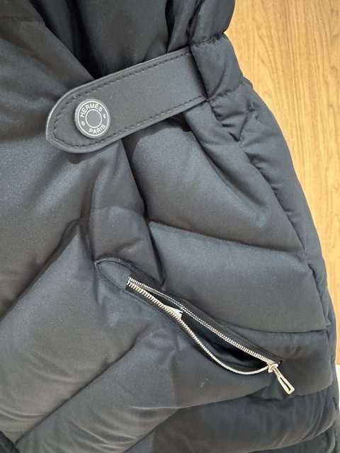 HERMES LONG COAT WIND BREAKER