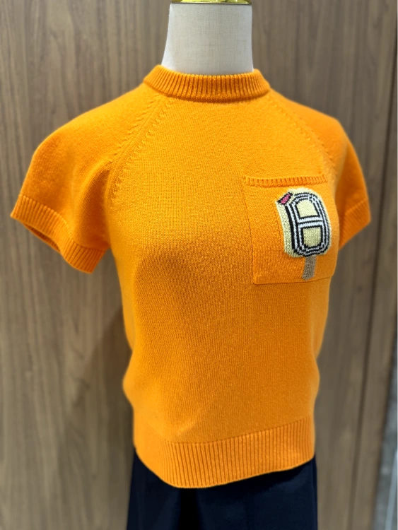 HERMES SHORT SLEEVE FUNNY ICE CREAM TOP