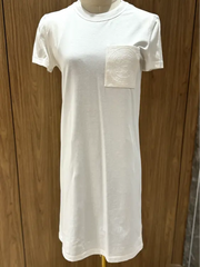 HERMES DRESS EMBROIDERED POCKET