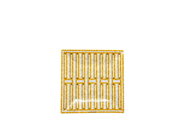 PETIT CARRE N2 MOSAIQUE GOLD