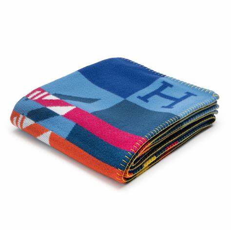 AVALON THROW PLAID JACQUARD JUMP OUTREMER