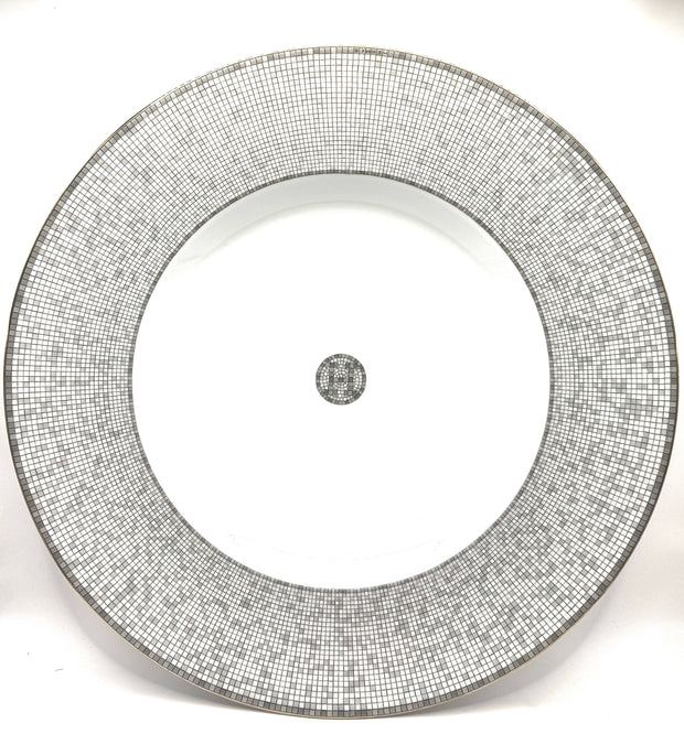 PRESENTATION PLATE MOSAIQUE GOLD & SILVER