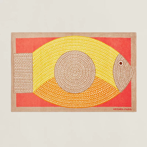 TOWEL BEACH POISSON NATTE